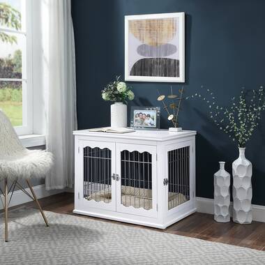 Wayfair wooden best sale dog crate